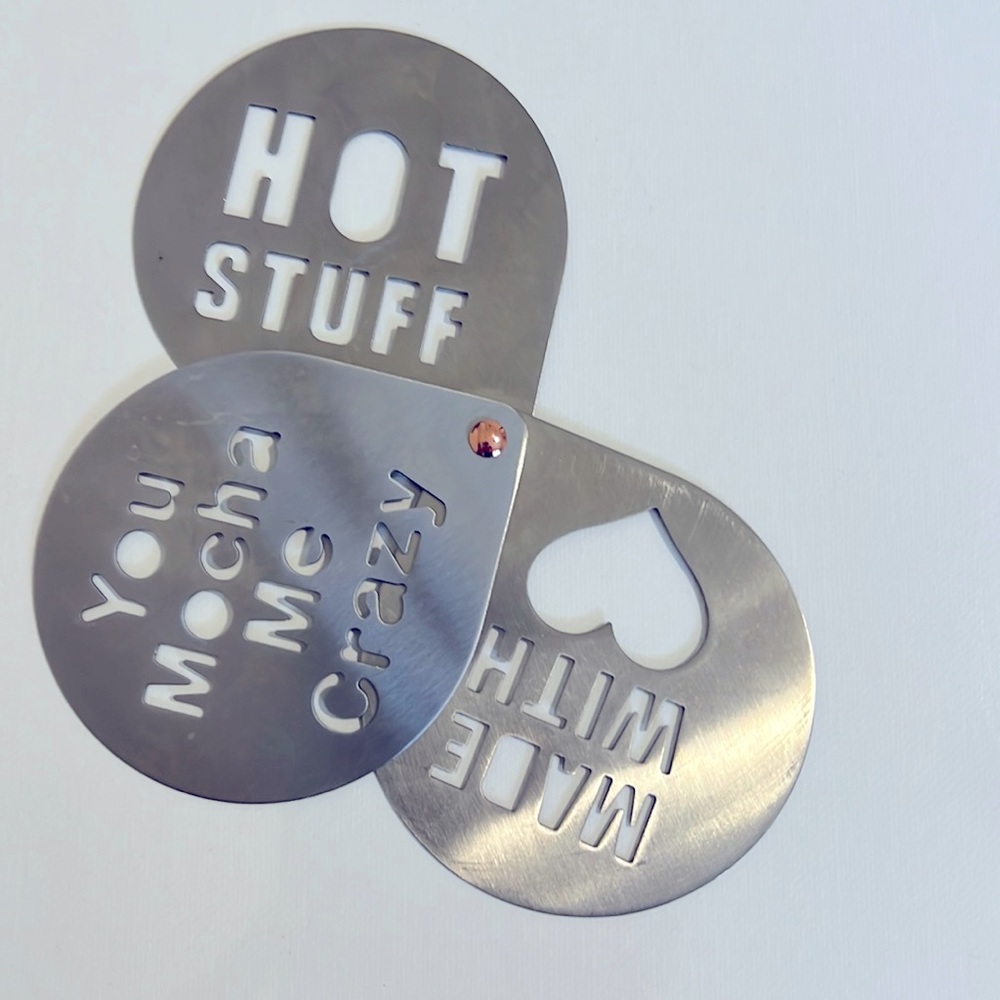 💥3/10 Sale - Stainless Steel Cappuccino Stencils